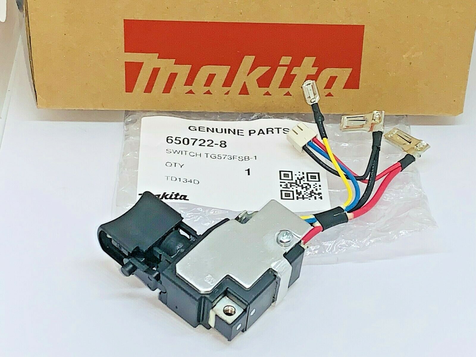 Genuine Makita Trigger Switch 650722-8 Impact Driver DTD146 DTD134 ...