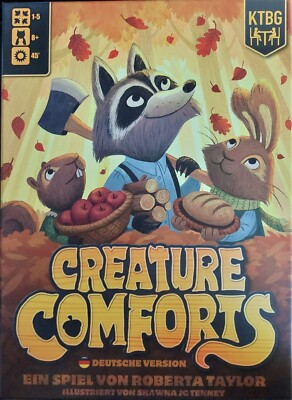Creature Comforts: Kickstarter Edition (deutsch, OVP) + Extras