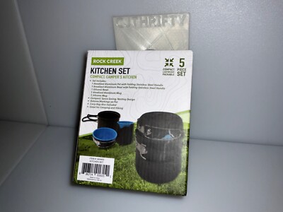 camping outdoor compact kitchen set 5pieces  lightweight