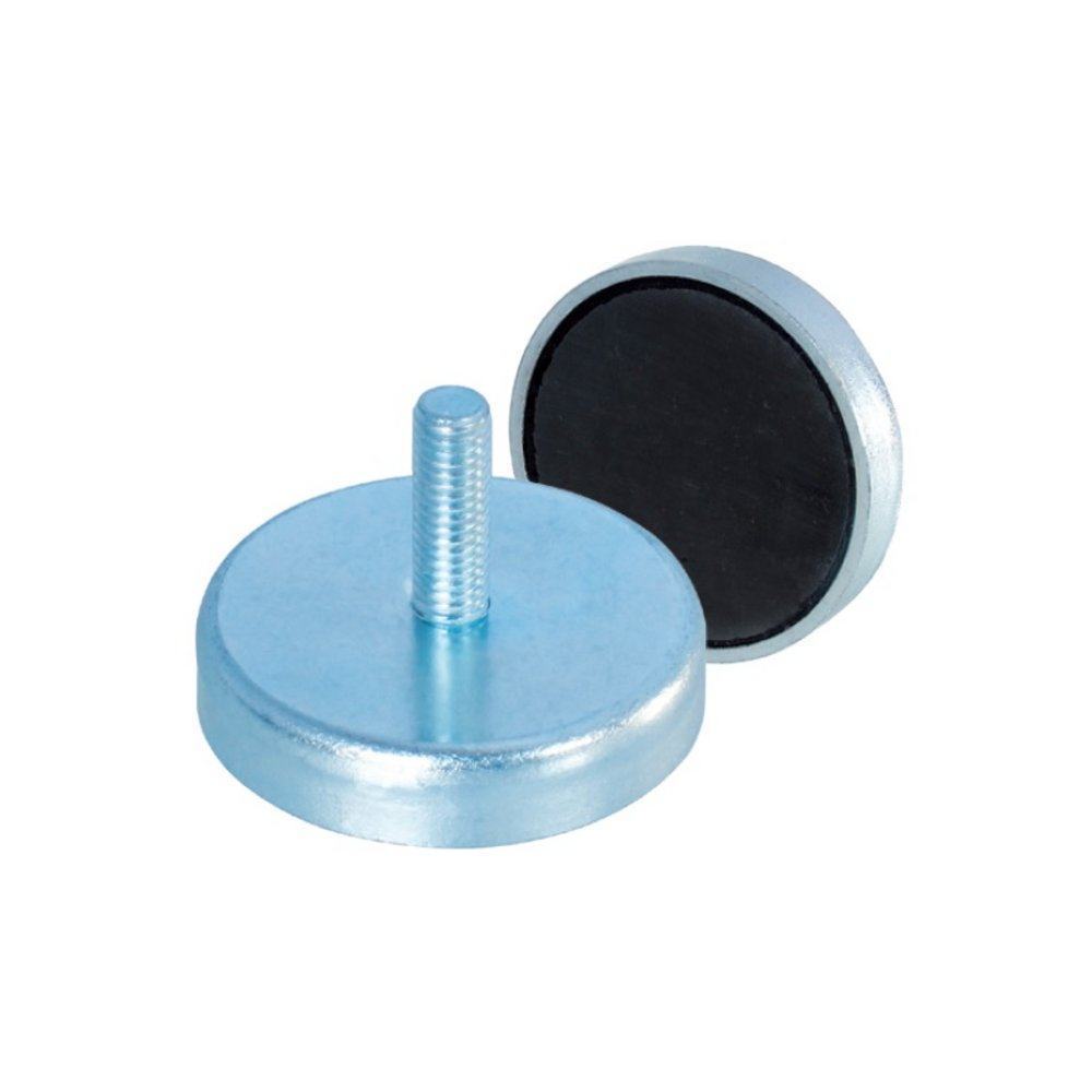 Eclipse Magnetics Ferrite Shallow Pot Magnet with Male Thread 32mm E723