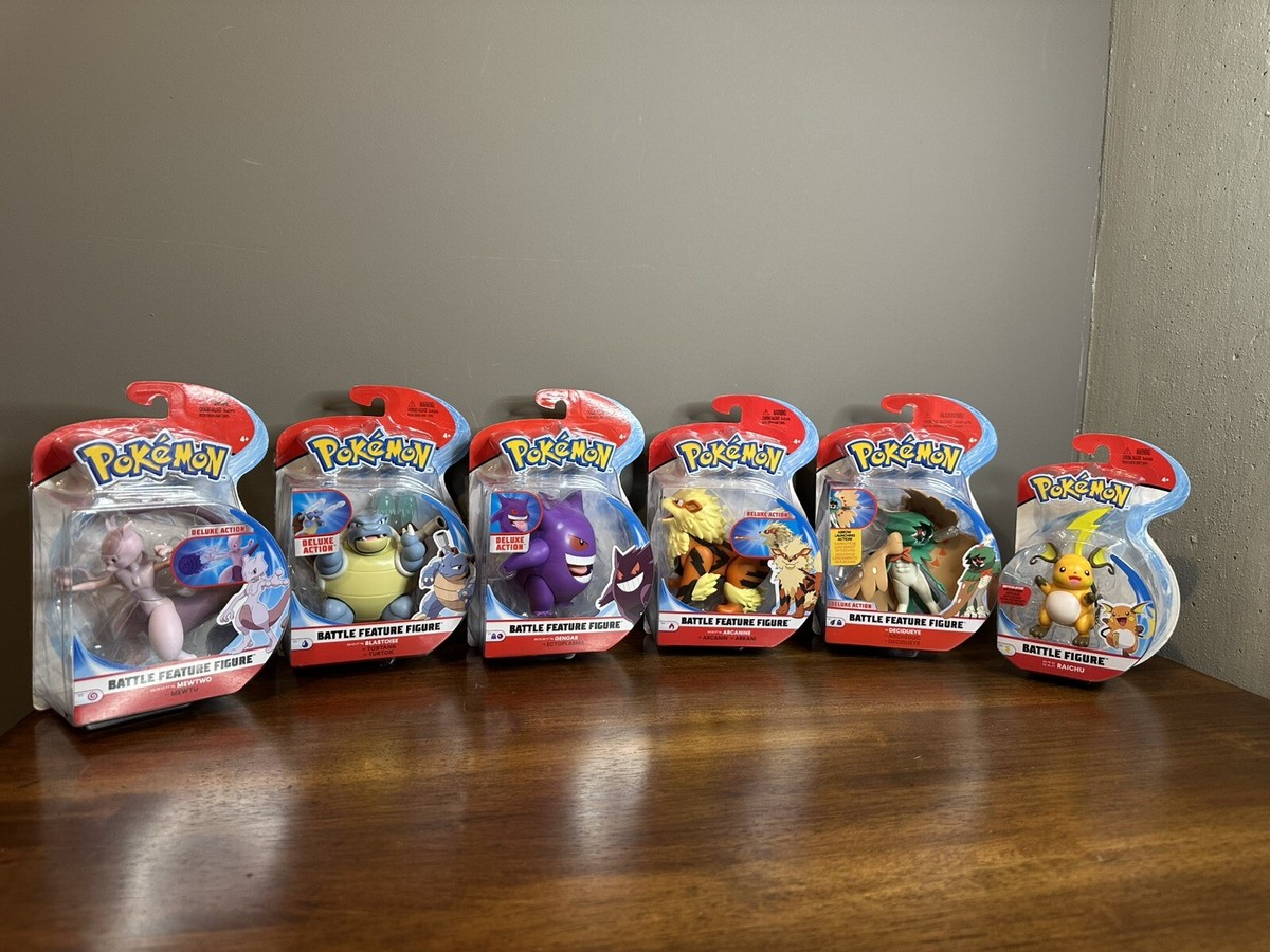 New WCT Wicked Cool Toys Pokemon Battle Feature Figures Deluxe
