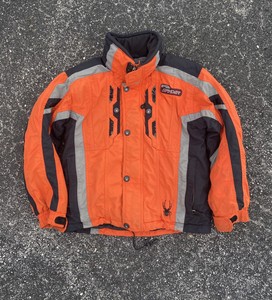 spyder jacket orange