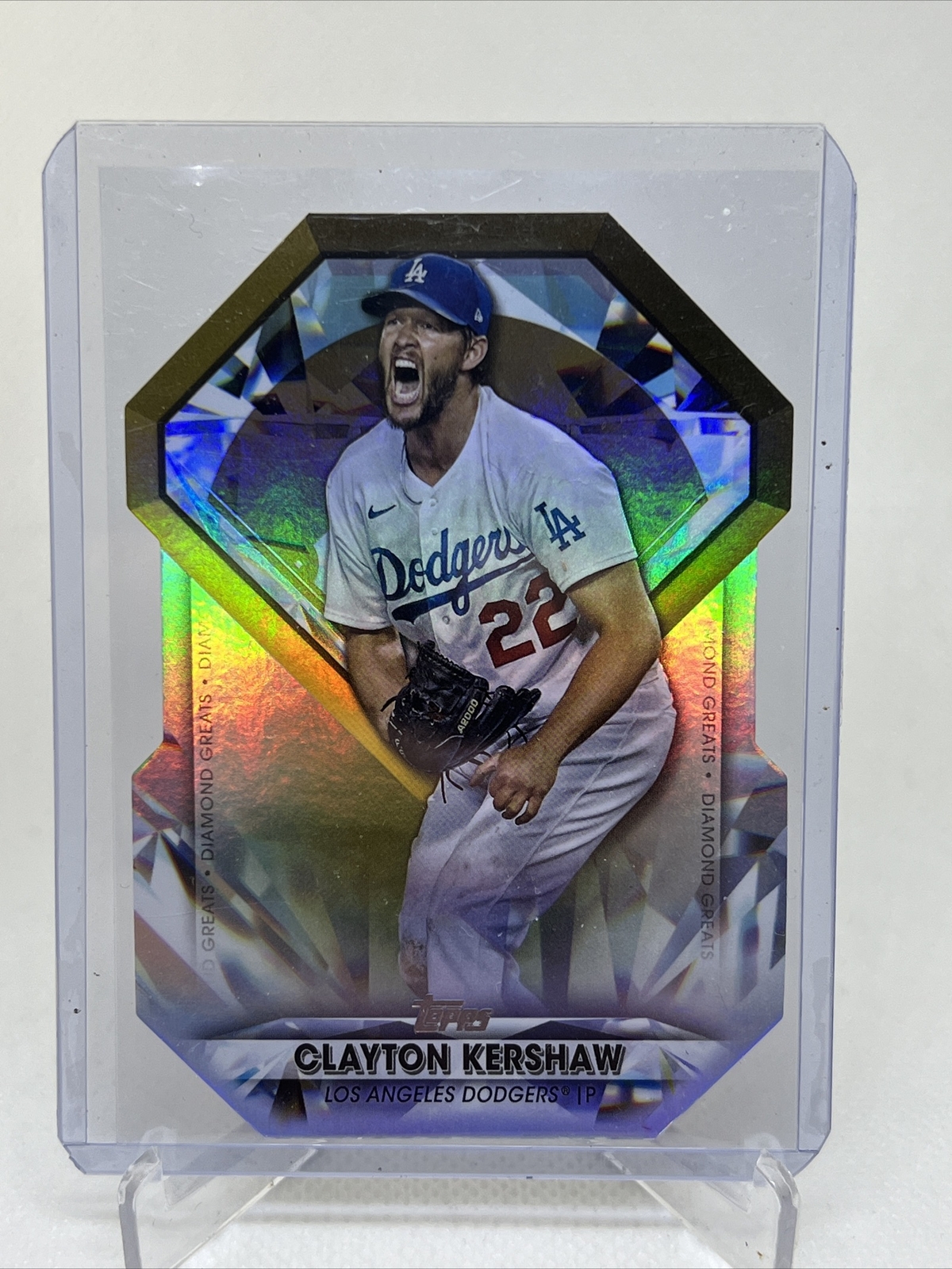 2022 Topps Update Clayton Kershaw Diamond Greats #DGDC-12 Los Angeles ...