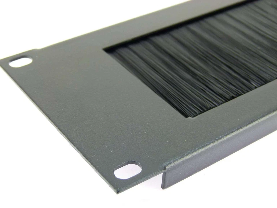 ADAM HALL 2 HE 19" Rackblende Rangierleiste Bürstenleiste Kabeldurchführung Rack - Bild 4 von 4