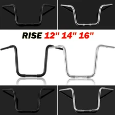 12''/14''/16"/18'' Ape Hanger 1 1/4" Handlebar Fit For Harley FLHP FLST FXST FXD