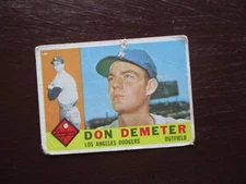 1960 Topps #234 Don Demeter Dodgers - VERY GOOD