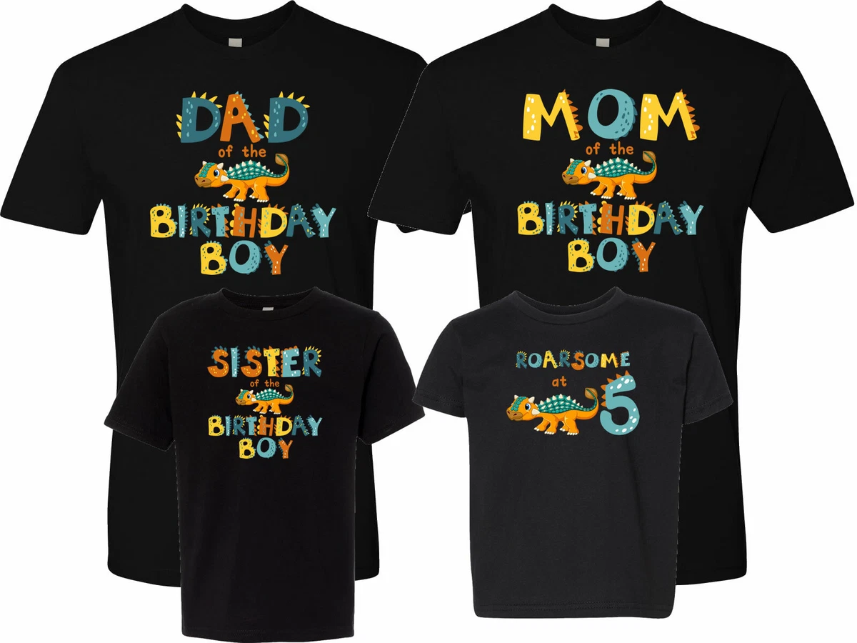 dinosaur 5th birthday shirt