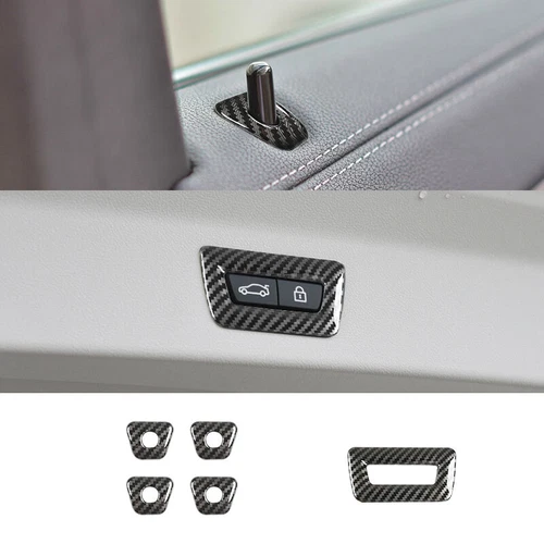 Juego completo de adornos decorativos interiores de fibra de carbono ABS para BMW X3 X4 G01 G02 2018-21 26x - Imagen 5 de 6