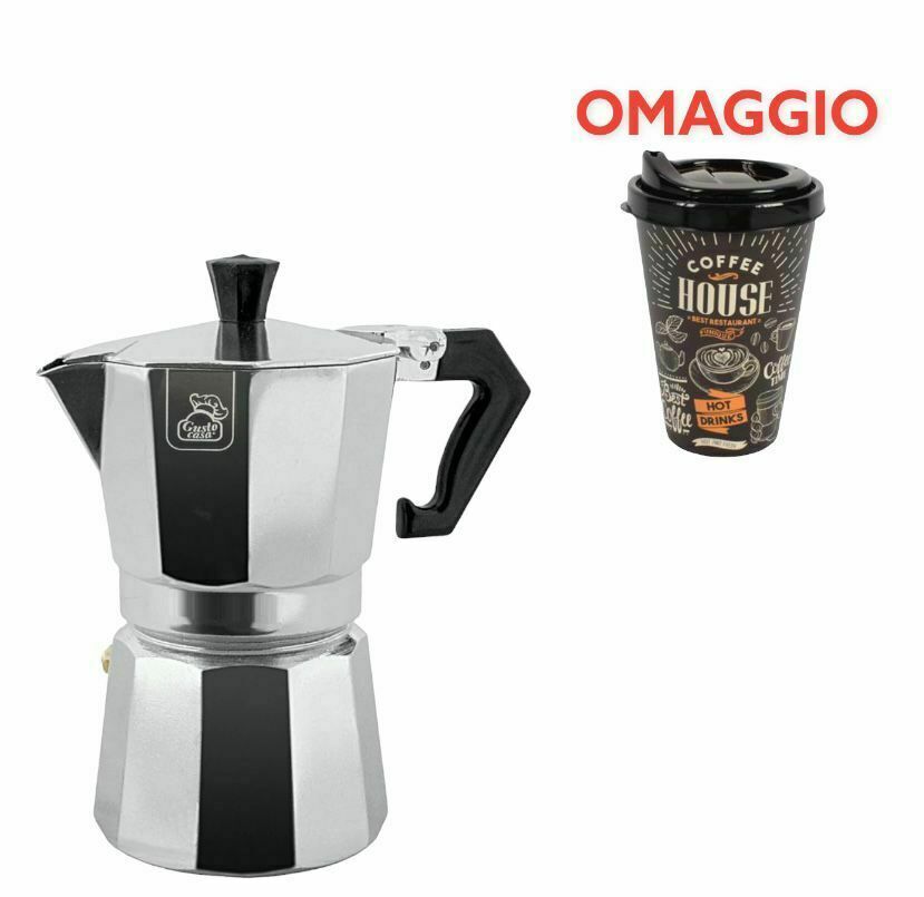 AIKAMI Macchina Caffè A Singola Porzione Con Montalatte - Per Cialde K E Caffè Macinato, 6-14 Oz, Serbatoio Rimovibile