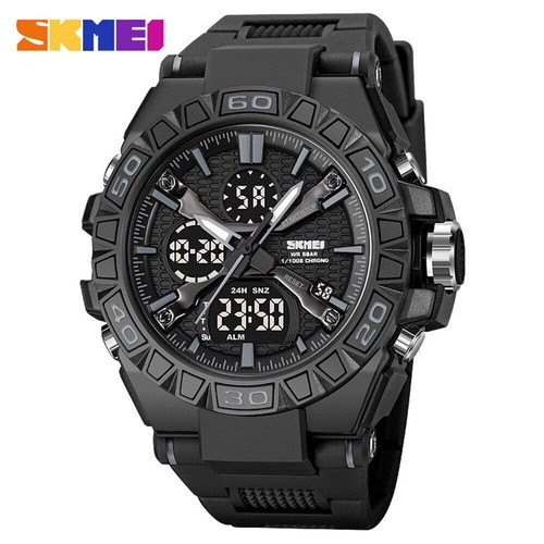 SKMEI Herren Sportuhren Jungen Digital Armbanduhr Countdown Alarm Jungen Stoppuhr - Bild 19 von 23