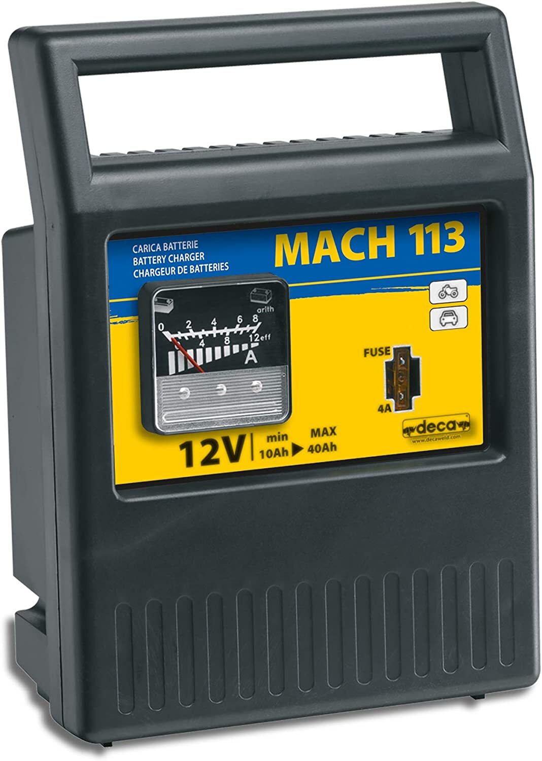 DECA  - CARICABATTERIA PORTATILI MACH 113 12V 10-40AH    FER 414463