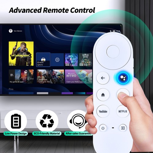 G9N9N Remote Control For Chromecast Google TV &Google TV Streamer with Voice - Picture 6 of 8