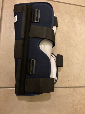 fitpro adjustable post-op knee immobilizer, 16'' BLUE
