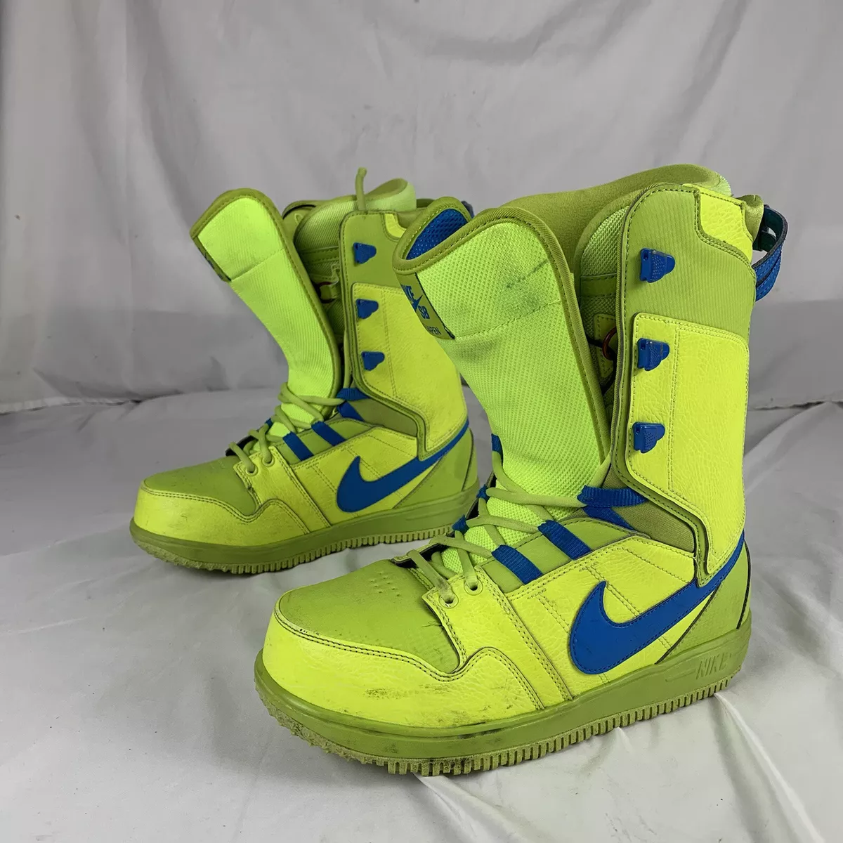 drempel leeuwerik drie Men&#039;s Nike SB Vapen Neon Yellow Green Blue Snowboard Boots 447125-700  Size 7 | eBay