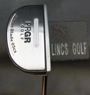PRGR Golf Silver-Blade 03cs Putter 87cm Spiellänge Stahlschaft PSYKO Griff