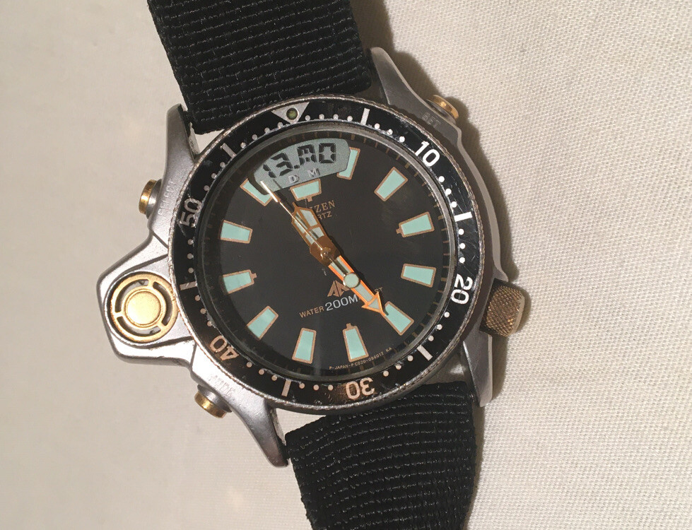 citizen aqualand dive watch