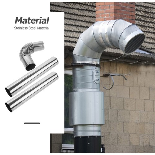 Accesorios de chimenea flexibles para estufas de calefacción de metal - Imagen 7 de 12
