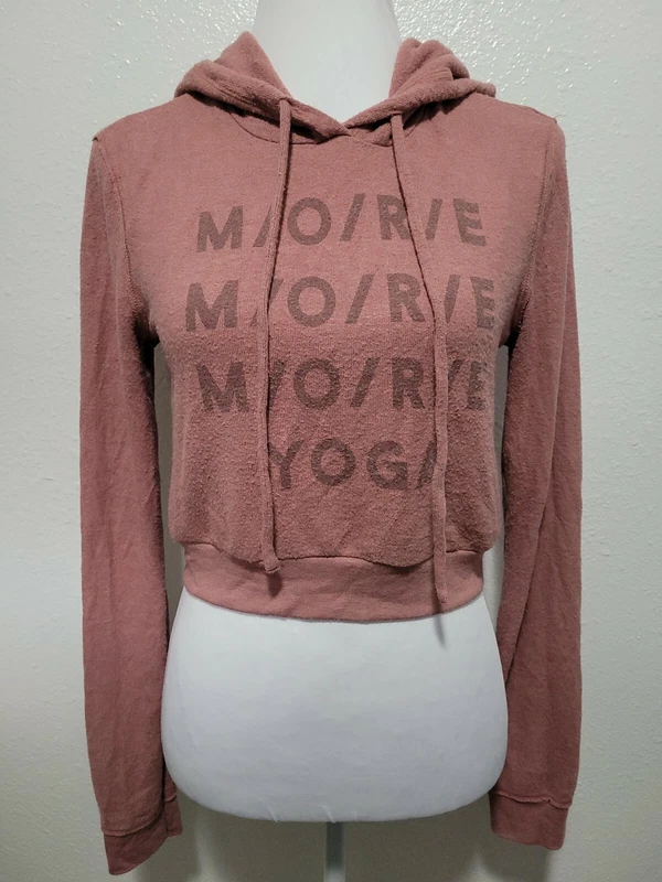 alo-yoga long sleeve drawstring stretch hoodie