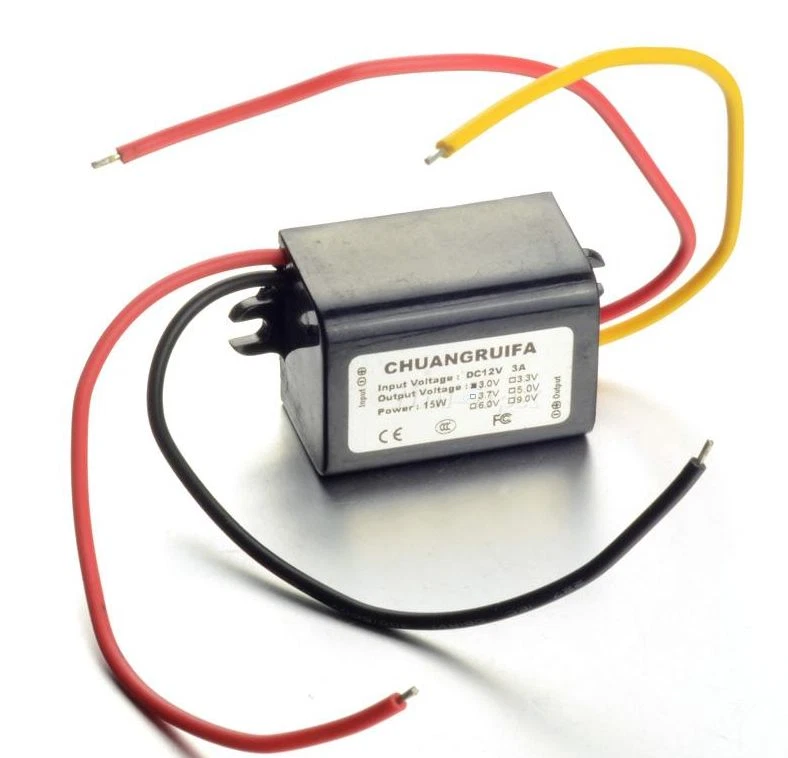 Waterproof DC/DC Converter 12V Step down to 3V 3A 15W Power Supply Module
