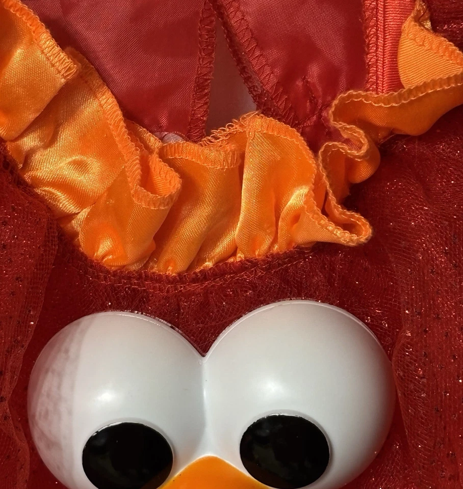 Sesame Street Elmo Frilly Red Top Ruffles Costume Child Size 12-18 Months - Image 4 of 4