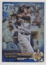 2017 Bowman Draft Chrome Blue Refractor 70th Anniversary /200 Cal Mitchell 06qf