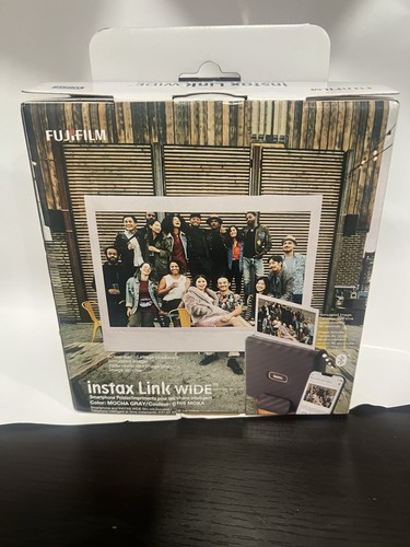 New Fujifilm INSTAX Link WIDE Mobile Printer - Mocha Gray - Bild 5 von 5