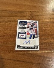 Alex Austin 2023 Panini Contenders Rookie Ticket Auto Autograph RC NRMT+ Patriot
