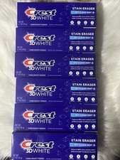 Crest 3D White Stain Eraser Toothpaste, Icy Clean Mint, 2.7oz (pack of 6) 1.36 per gallon