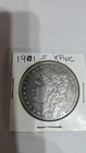 1901-s morgan silver dollar,   XF, better  date very nice. rare