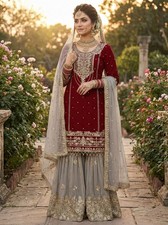 Pakistani Salwar Kameez Ready To Wear Dress Suits Indian Party Bollywood Wedding
