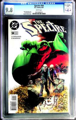 Spectre 54 (1997) CGC 9.8 NM/MT KEY 1st Mr Terrific Superman Legacy Movie RARE
