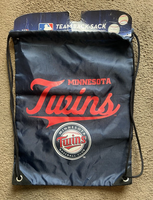 MINNESOTA TWINS BASEBALL CLUB BACK-SACK WITH DRAW STRINGS TEAM GRAPHICS