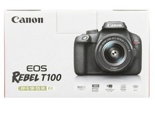 Canon EOS Rebel T100 Digital SLR Camera EF-S 18-55mm Lens, APS-C Sensor, 18MP