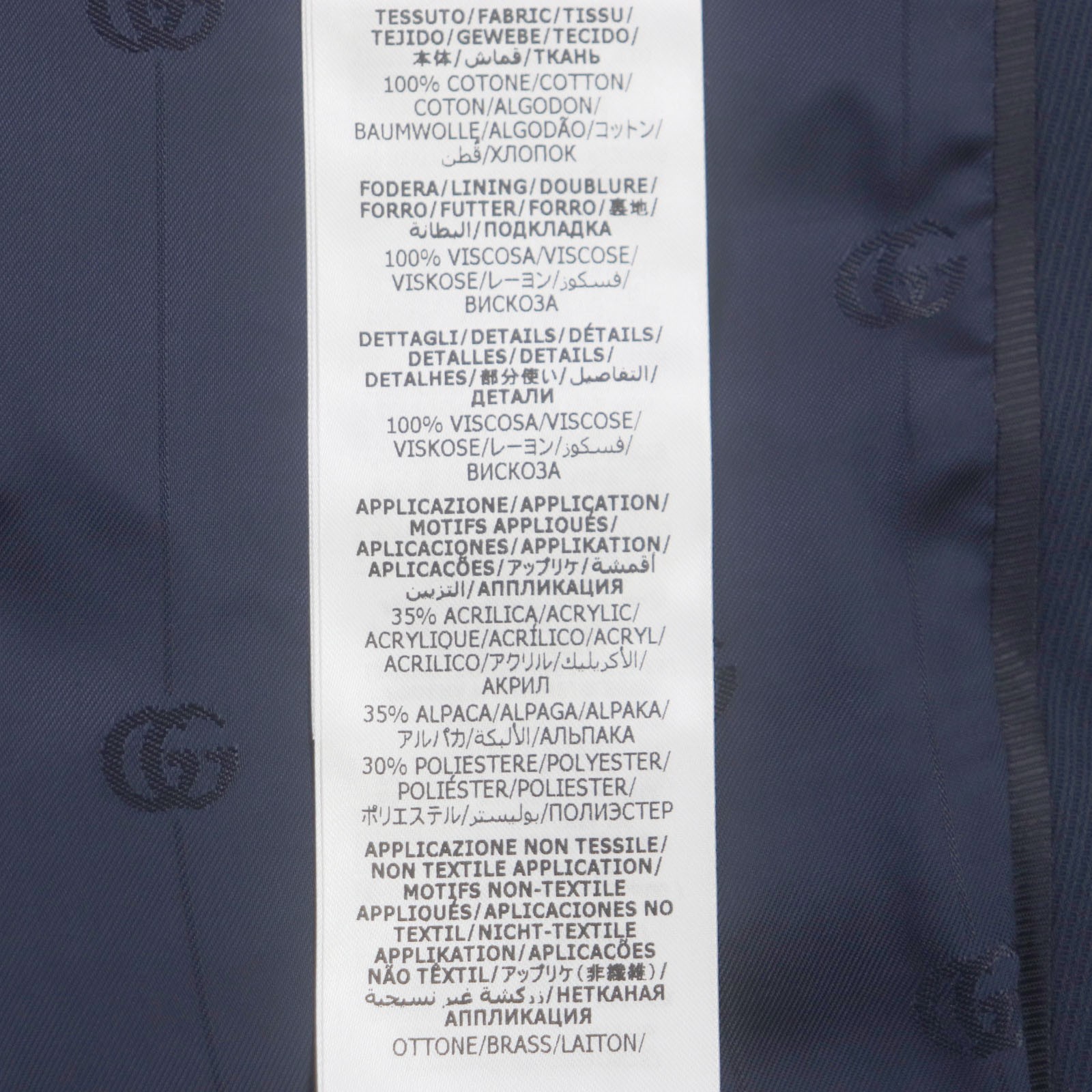 Pristine GUCCI tailored jacket formal jacket with… - image 9