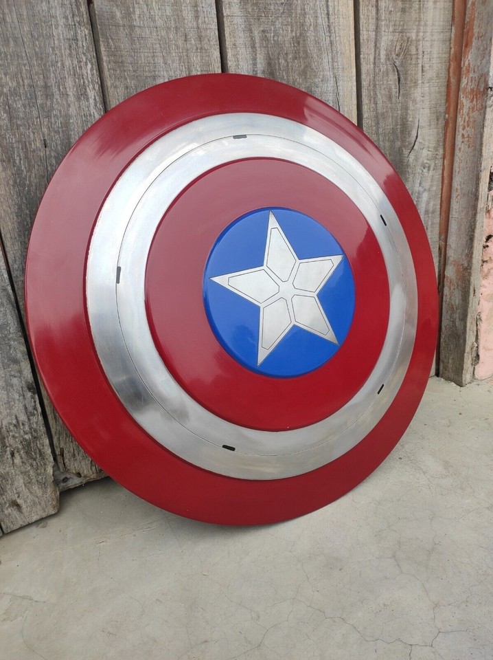 Captain America Shield Marvel Legends 75th Anniversary Lega Avengers Metallo 1:1 - Foto 9
