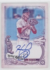 2017 Topps Gypsy Queen Auto Missing Black Plate Henry Owens #GQA-HO Auto 0c2