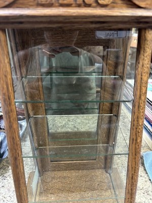 Antique Countertop Display Case ZENO GUM Glass shelf 18th C
