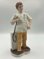 Vintage Lefton Caira Porcelain Hand Painted Dentist Figurine, Japan 8"