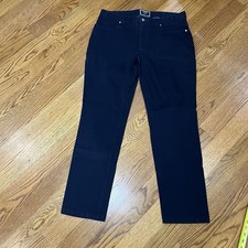 Charles Tyrwhitt Classic Fit Navy Blue Chino 5 Pocket Mens Size 36x32