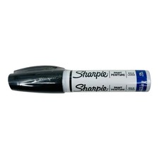 1 Marker Sharpie Black Oil Based Paint Marker Bold Large Tip