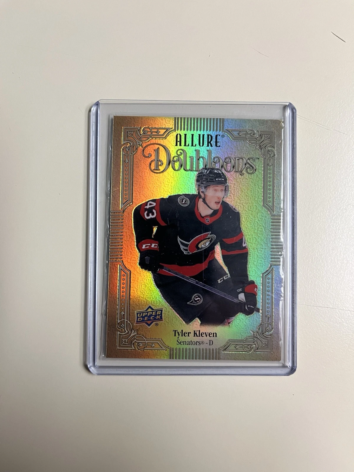 2023-24 Upper Deck Allure - Doubloons Tyler Kleven #DB-65 (RC)