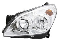 Scheinwerfer links für Opel Astra H 2007-2010 Chrom H1 H7 Halogen + LWR Motor