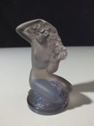 Sculpture statue figurine CRISTAL LALIQUE modèle Floréal opalescent moulé pressé