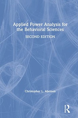 Christopher L. Abers - Angewandte Leistungsanalyse für die Verhaltenswissenschaften - L555z