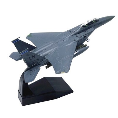 1:100 Scale McDonnell Douglas F-15E Strike Eagle Alloy Diecast Fighter Model