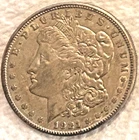 1921 P Morgan good features, eye appeal & circulated condition free ship Sigma++