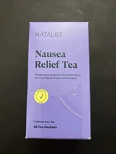 NATALIST NAUSEA RELIEF TEA GINGER & Peppermint Herbal Blend For Morning Sickness