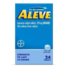 ALEVE 220MG TABLET 24CT