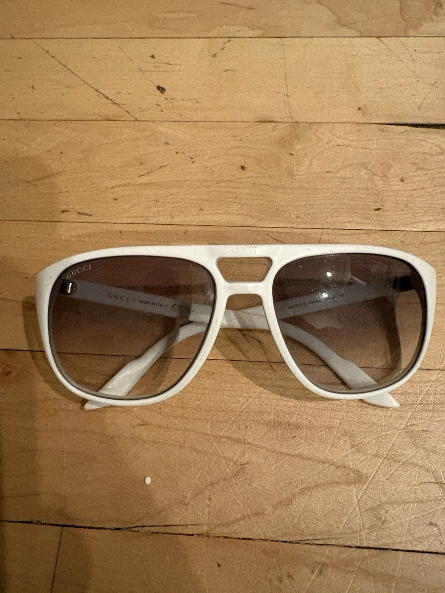 Gucci Aviator White Sunglasses for Women for sale | eBay display picture 1