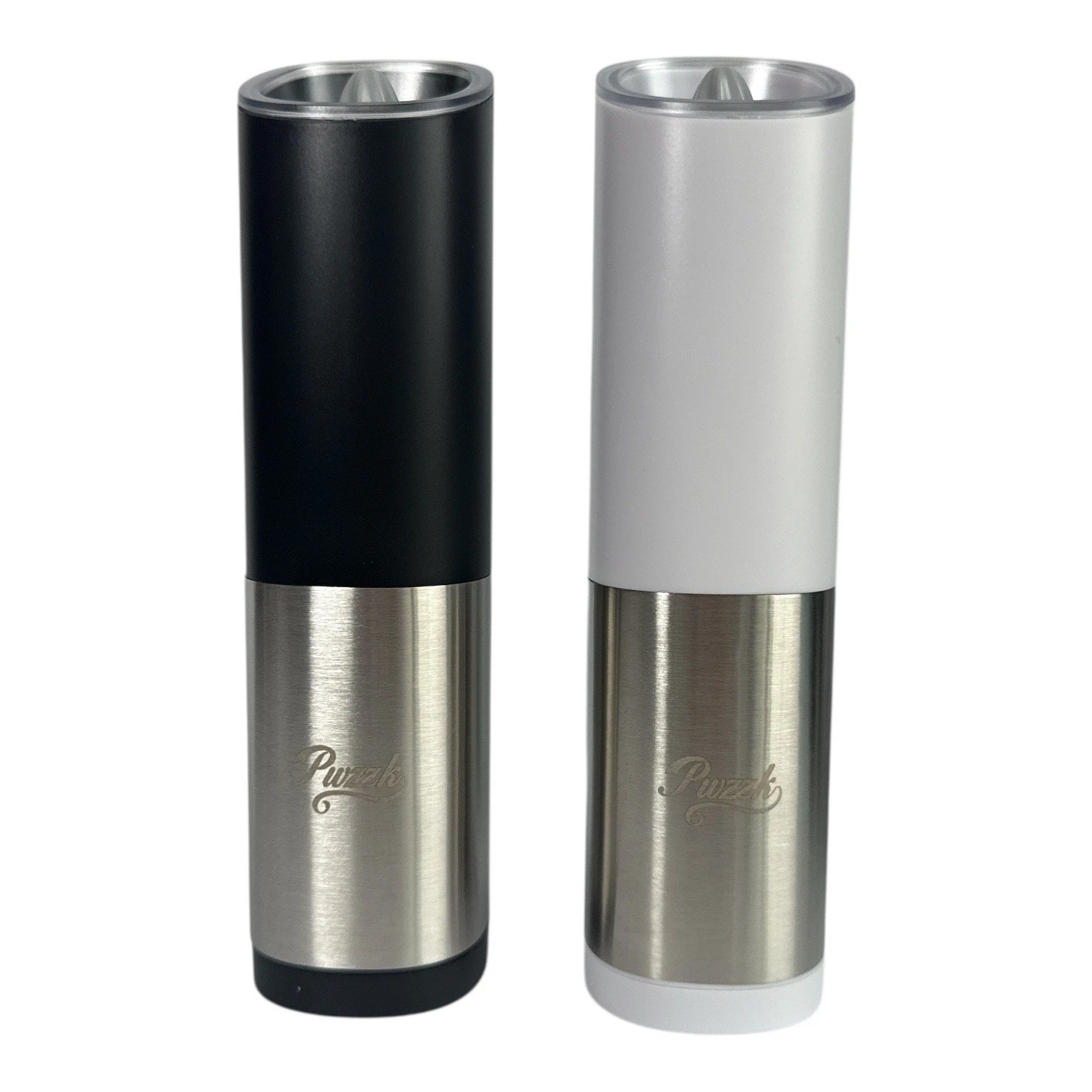 Electric Salt & Pepper Grinder Set Gravity Stainless Steel Automatic Mill NEW
